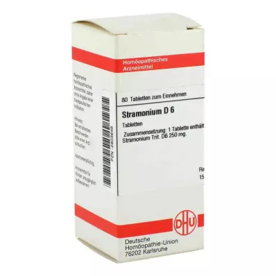 Stramonium D6 tablety (80 kusů)
