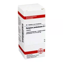 SYZYGIUM JAMBOLANUM D 4 tablety, 80 ks