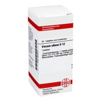VISCUM ALBUM D 12 tablet, 80 ks