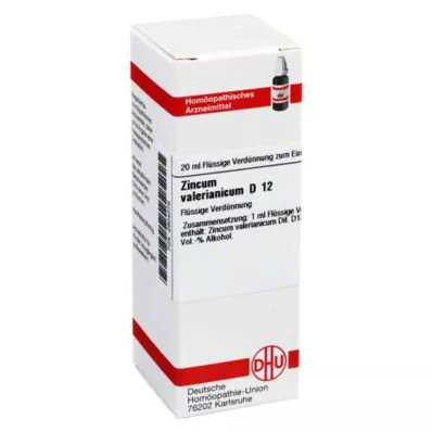 ZINCUM VALERIANICUM D 12 Ředění, 20 ml