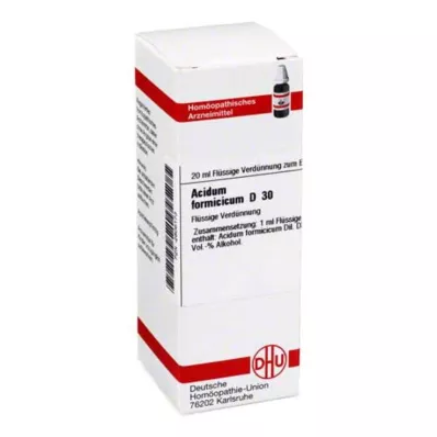 ACIDUM FORMICICUM D 30 Ředění, 20 ml