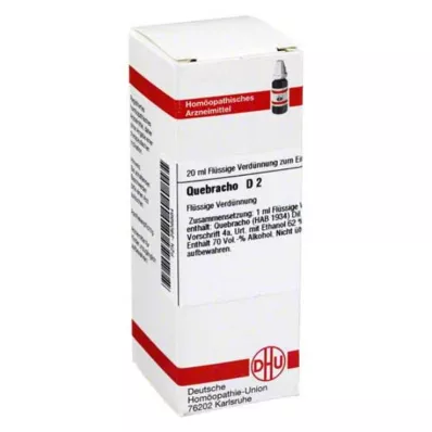 DHU Ředění Quebracho D 2, 20 ml