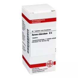 AURUM CHLORATUM D 6 tablet, 80 ks