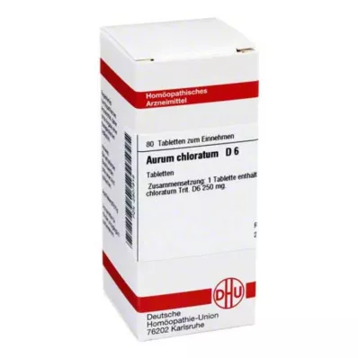 AURUM CHLORATUM D 6 tablet, 80 ks
