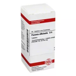 PAEONIA OFFICINALIS D 6 tablet, 80 ks
