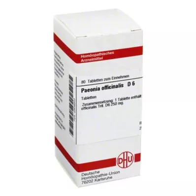 DHU Paeonia officinalis D 6 tablet, 80 ks DHU Paeonia officinalis D 6 tablet, 80 ks