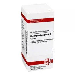 SOLIDAGO VIRGAUREA D 6 tablet, 80 ks