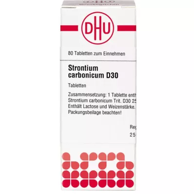 STRONTIUM CARBONICUM D 30 tablet, 80 ks