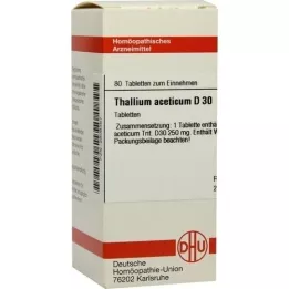 THALLIUM ACETICUM D 30 tablet, 80 ks