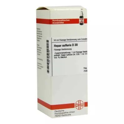 HEPAR SULFURIS D 30 Ředění, 50 ml