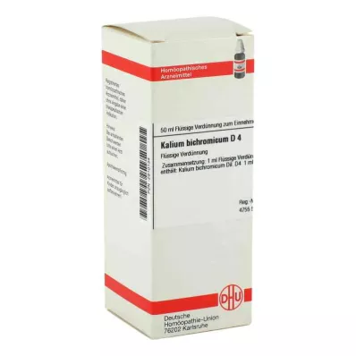 KALIUM BICHROMICUM D 4 ředění, 50 ml KALIUM BICHROMICUM D 4 ředění, 50 ml