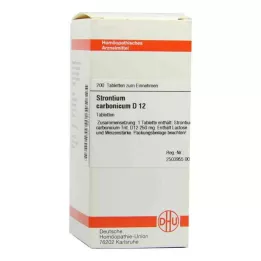 STRONTIUM CARBONICUM D 12 tablet, 200 ks