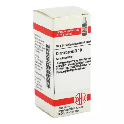 Cinnabaris D10 globule (10 g)