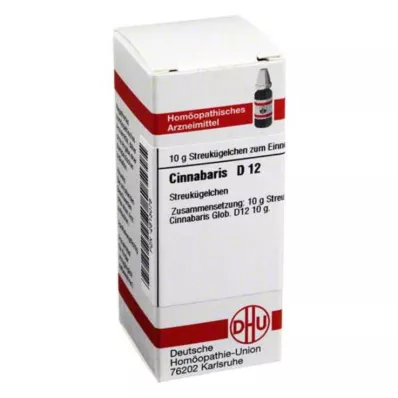 CINNABARIS D 12 globulí, 10 g