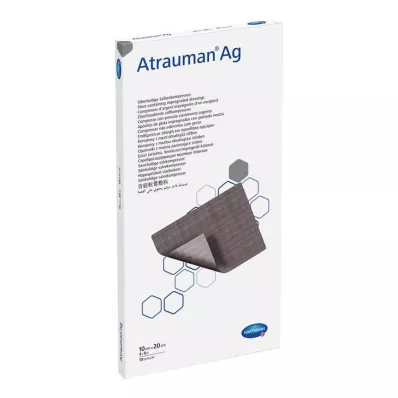 ATRAUMAN Ag 10x20 cm sterilní obklady, 10 ks