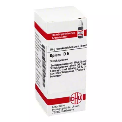 OPIUM D 6 globulí, 10 g