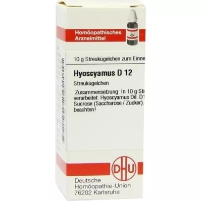 HYOSCYAMUS D 12 globulí, 10 g