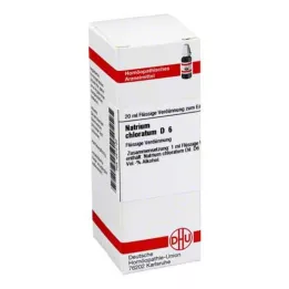 NATRIUM CHLORATUM D 6 Ředění, 20 ml
