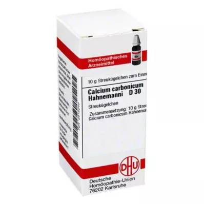 CALCIUM CARBONICUM Hahnemanni D 30 globulí, 10 g