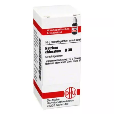NATRIUM CHLORATUM D 30 globulí, 10 g