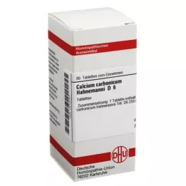 CALCIUM CARBONICUM Hahnemanni D 6 tablet, 80 ks