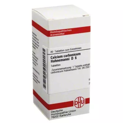 DHU Calcium carbonicum D 6 Tabulka, 80 ks