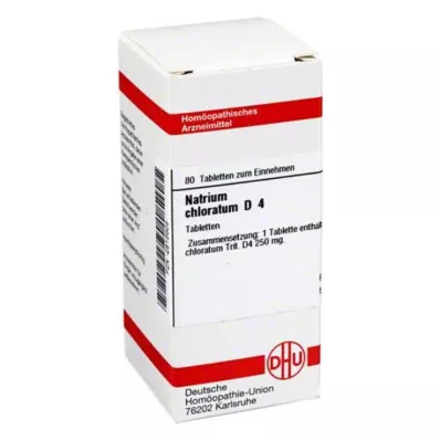 DHU Sodium chloratum D 4 tablety, 80 ks DHU Sodium chloratum D 4 tablety, 80 ks