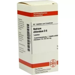 NATRIUM CHLORATUM D 6 tablet, 80 ks
