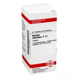 NATRIUM CHLORATUM D 12 tablet, 80 ks