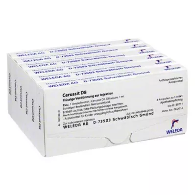 Cerussit D 8 ampulí, 48X1 ml