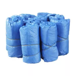 ÜBERSCHUHE Jednorázový plast modrý, 100 ks