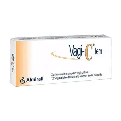 VAGI C Fem vaginální tablety, 12 ks