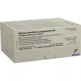 STIBIUM METALLICUM PRAEPARATUM D 6 ampulí, 48X1 ml
