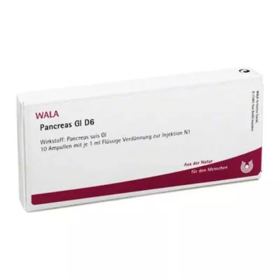 PANCREAS GL D 6 ampulí, 10X1 ml