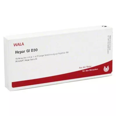 HEPAR GL D 30 ampulí, 10X1 ml