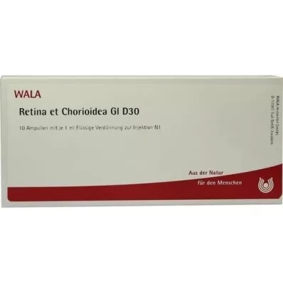RETINA ET Chorioidea GL D 30 ampulí, 10X1 ml