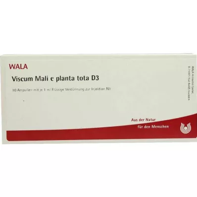 VISCUM MALI e planta tota D 3 ampule, 10X1 ml