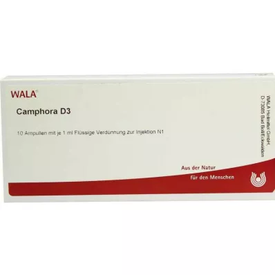 CAMPHORA D 3 ampule, 10X1 ml CAMPHORA D 3 ampule, 10X1 ml