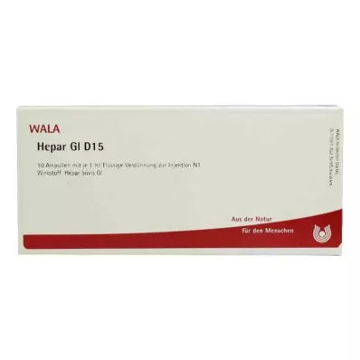 HEPAR GL D 15 ampulí, 10X1 ml