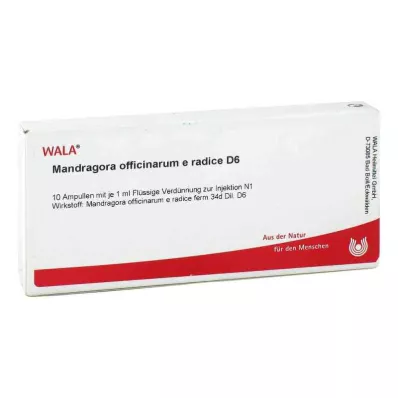 MANDRAGORA OFFICINARIUM e radice D 6 Ampulky, 10X1 ml