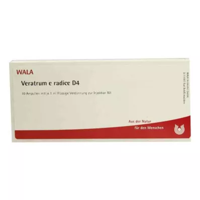 VERATRUM E radice D 4 ampule, 10X1 ml