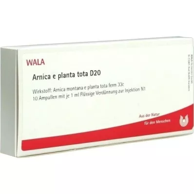 ARNICA E Planta tota D 20 ampulí, 10X1 ml