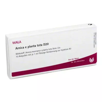 ARNICA E Planta tota D 20 ampulí, 10X1 ml