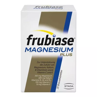 Frubiase Magnesium Plus šumivé tablety, 20 ks
