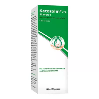 KETOZOLIN 2% šampon, 120 ml