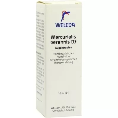 MERCURIALIS PERENNIS D 3 oční kapky, 10 ml