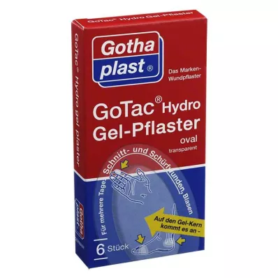 GOTAC Fólie na rány s gelovou podložkou, 6 ks GOTAC Fólie na rány s gelovou podložkou, 6 ks