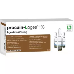 PROCAIN-Loges 1% injekční roztok v ampulích, 50X2 ml