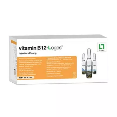VITAMIN B12-LOGES Injekční roztok Ampule, 50X2 ml