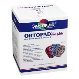 ORTOPAD pro dívky běžné okluzní náplasti na oči, 50 ks